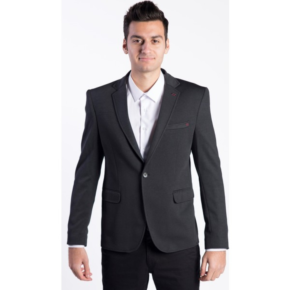 SPOSO 5108 Dar Kalıp Yarım Astarlı Erkek Siyah Blazer Ceket Erkek Ceket Fiyatı