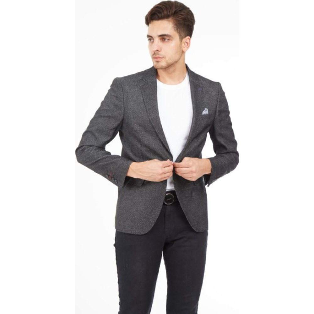 Sposo 5132 Dar Kalıp Yarım Astarlı Lacivert Erkek Blazer Ceket Erkek Ceket Fiyatı