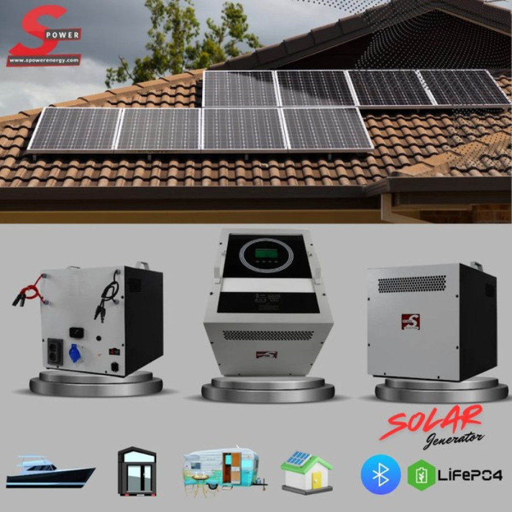 Spower Energy Solar Hibrit Jeneratör Sg-11 230AH (11000 Watt) Oto Boyaları Fiyatı