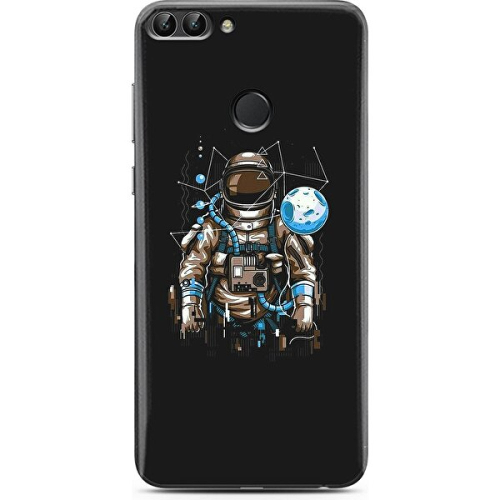 Spoyi Uzay Astronot Tasarım Süper Şeffaf Silikon Telefon Kılıfı Huawei Psmart 2018 Cep Telefonu Kılıfı Fiyatı
