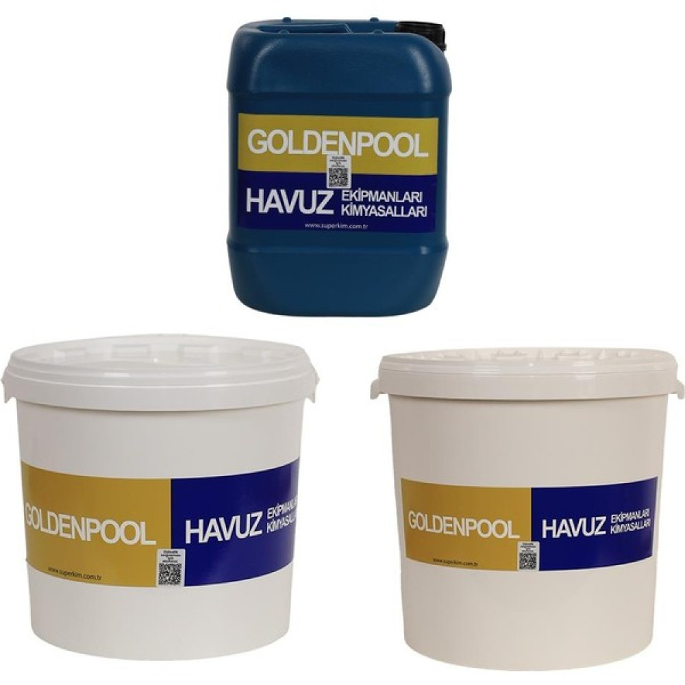Spp Superpool Gtx Goldenpool Toz Klor - Yosun Önleyici - Toz Ph Düşürücü Paketi Bahçe Malzemeleri Fiyatı