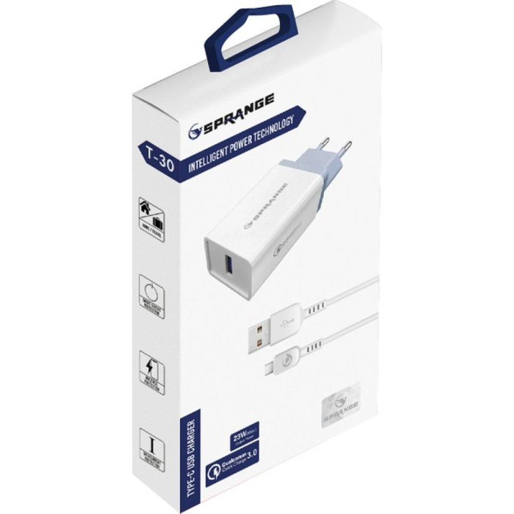 Sprange 23W 3A Hızlı Şarj Aleti M-30 Samsung Xiaomi Apple iPhone Universal Uyumlu - type c Cep Telefonu Şarj Cihazı Fiyatı