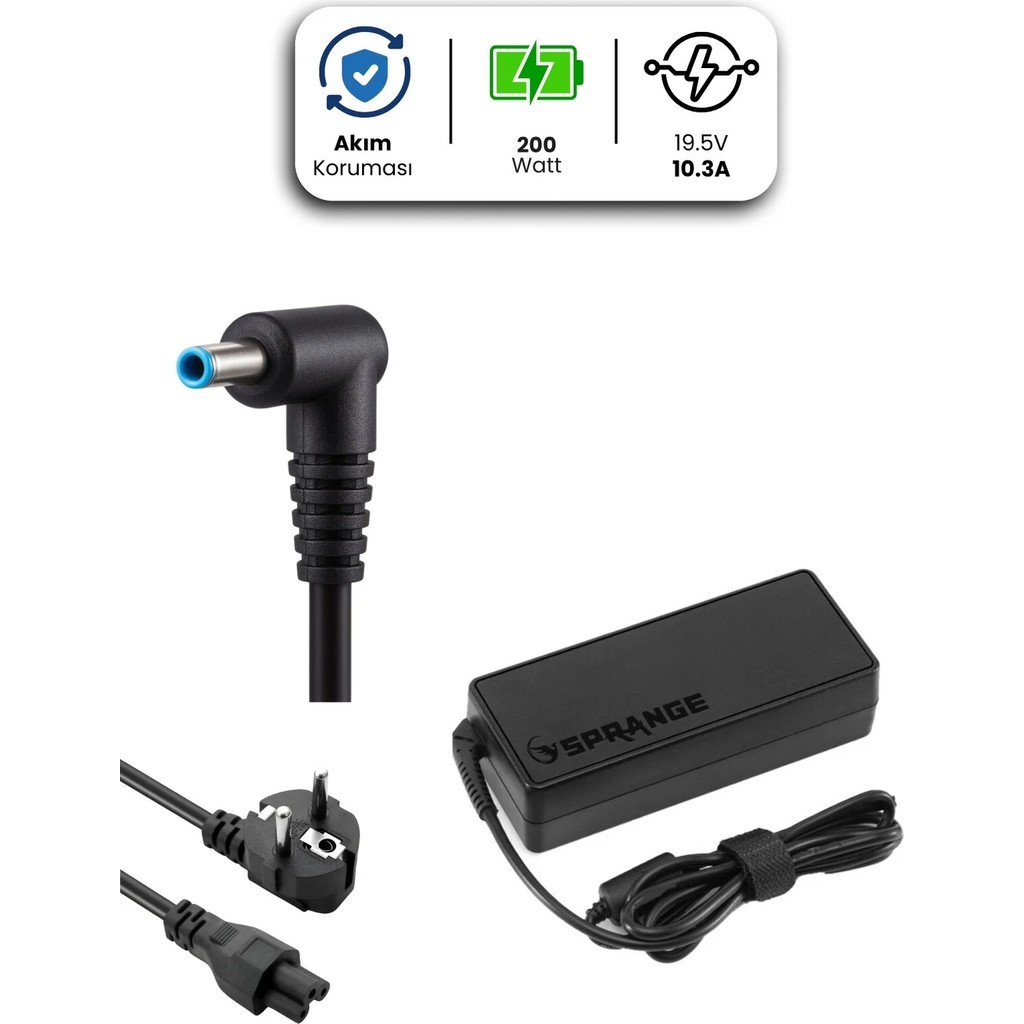 Sprange Acer Laptop Notebook Adaptörü Şarj Aleti 19V 4.74A 90W Sarı Uç 5.5x1.7mm Yerli Üretim Orijinal Laptop Adaptör Fiyatı