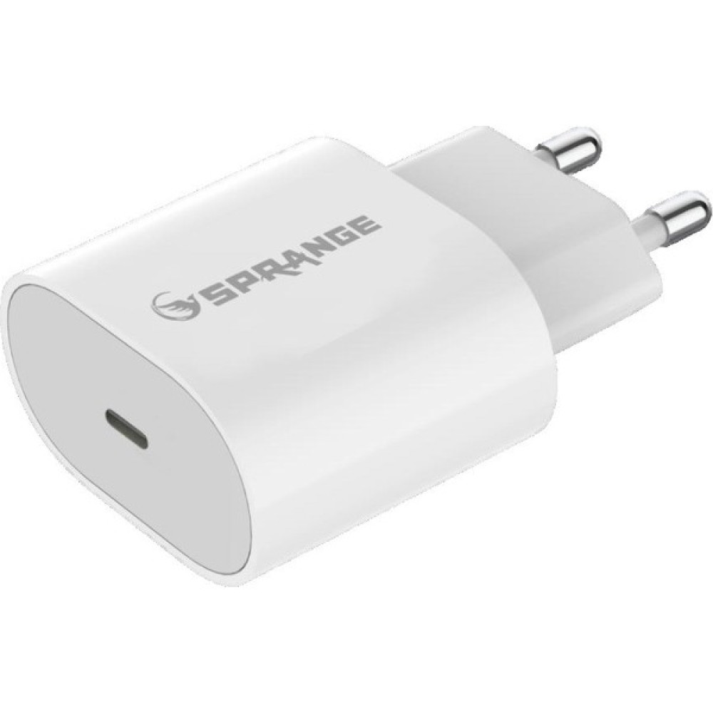 Sprange PT18 23W Usb-C Pd Şarj Adaptörü - Beyaz Cep Telefonu Şarj Cihazı Fiyatı