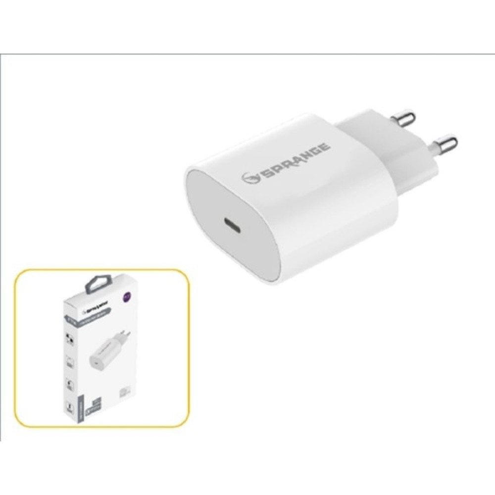 Sprange PT18 Type-C Şarj Başlığı - Beyaz Taşınabilir Şarj Cihazı - Powerbank Fiyatı