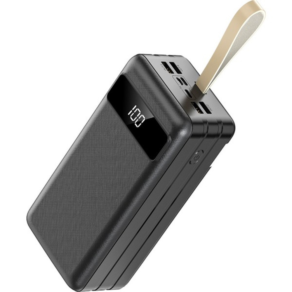 Sprange Sr-P8 60.000 Mah LED Göstergeli Fenerli 4 Portlu Powerbank - Siyah Taşınabilir Şarj Cihazı - Powerbank Fiyatı