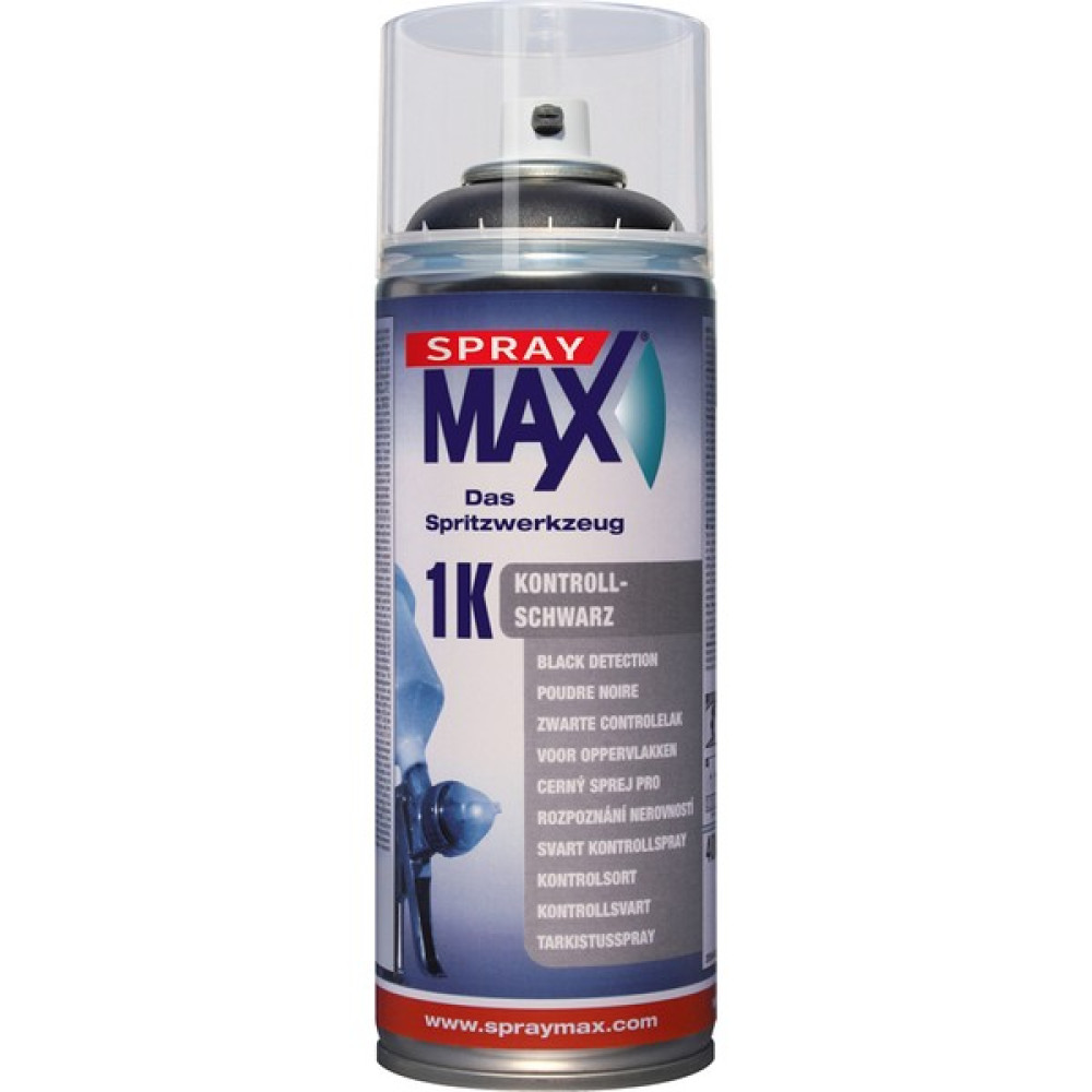 Spraymax 680100 1k Toz Kontrol Boyası-Mat Siyah Sprey Boya 400ML - Karbon - Mat Siyah Oto Boyaları Fiyatı