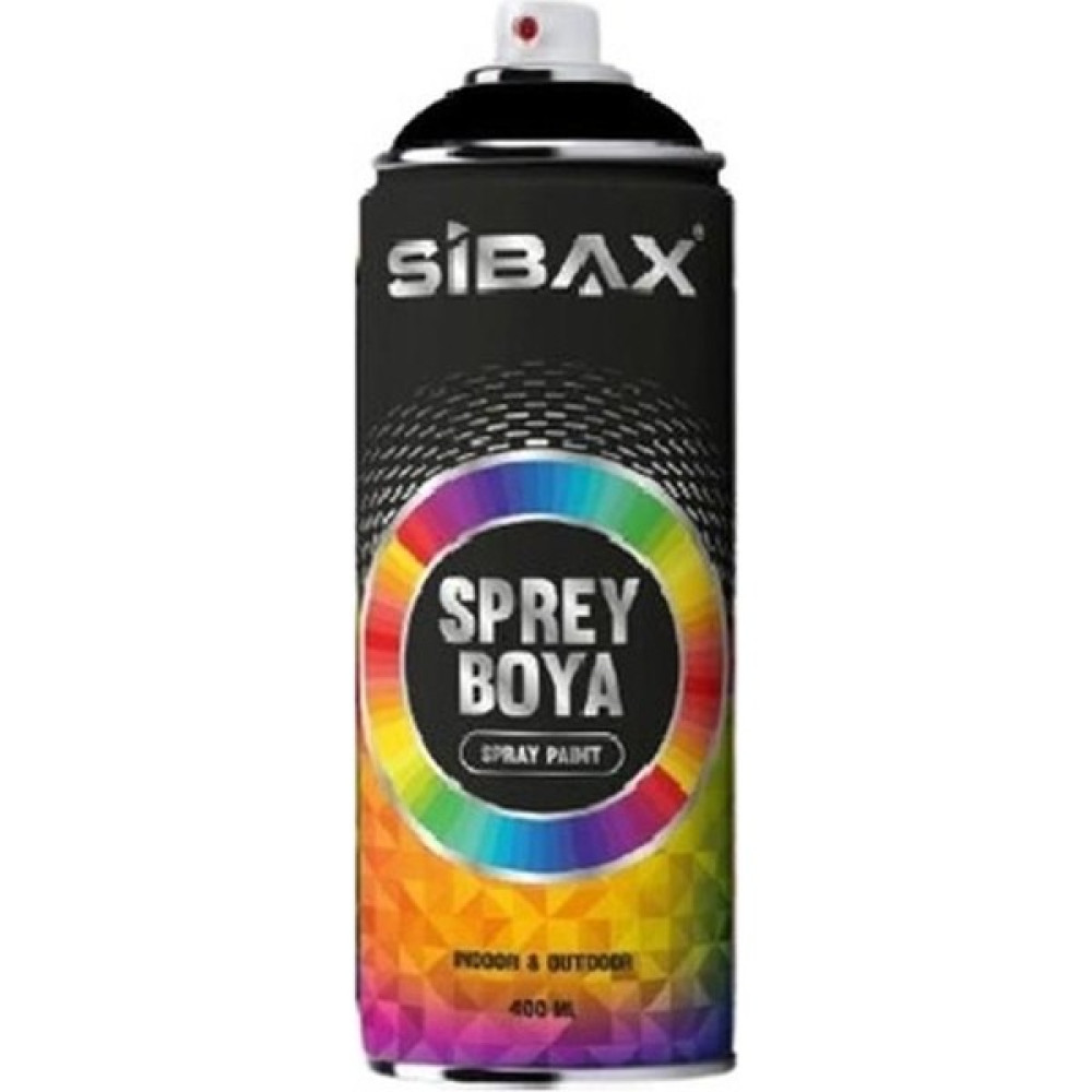Sprey Boya Sibax Parlak Siyah RAL9005 250ML Boya Malzemeleri Fiyatı