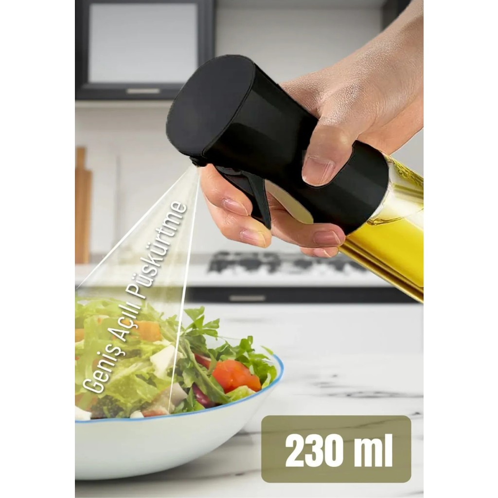 Sprey Yağdanlık, Airfryer Için Yağdanlık Püskürtmeli Sprey Cam Şişe Zeytinyağı Sirke Püskürtüc - Şeffaf Diğer Fiyatı