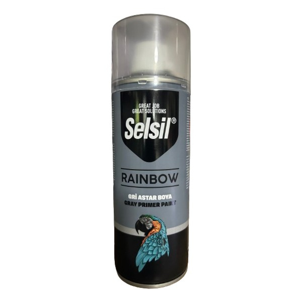 Spreycim Selsil Rainbow Astar Sprey Boya Gri 400 ml Boya Malzemeleri Fiyatı