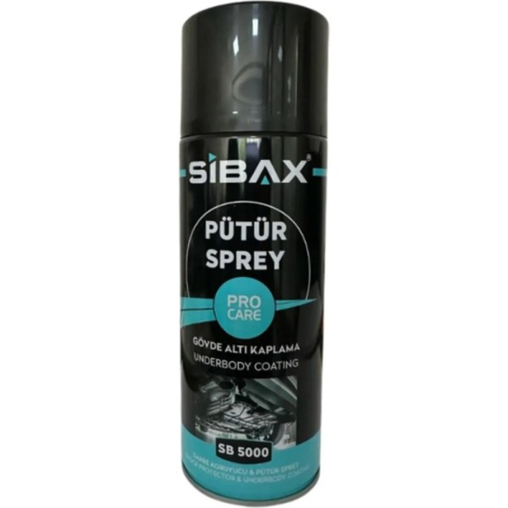 Spreycim Sibax SB5000 Gövde Altı Koruma Darbe Koruyucu Pütür Sprey Siyah 400 ml Boya Malzemeleri Fiyatı
