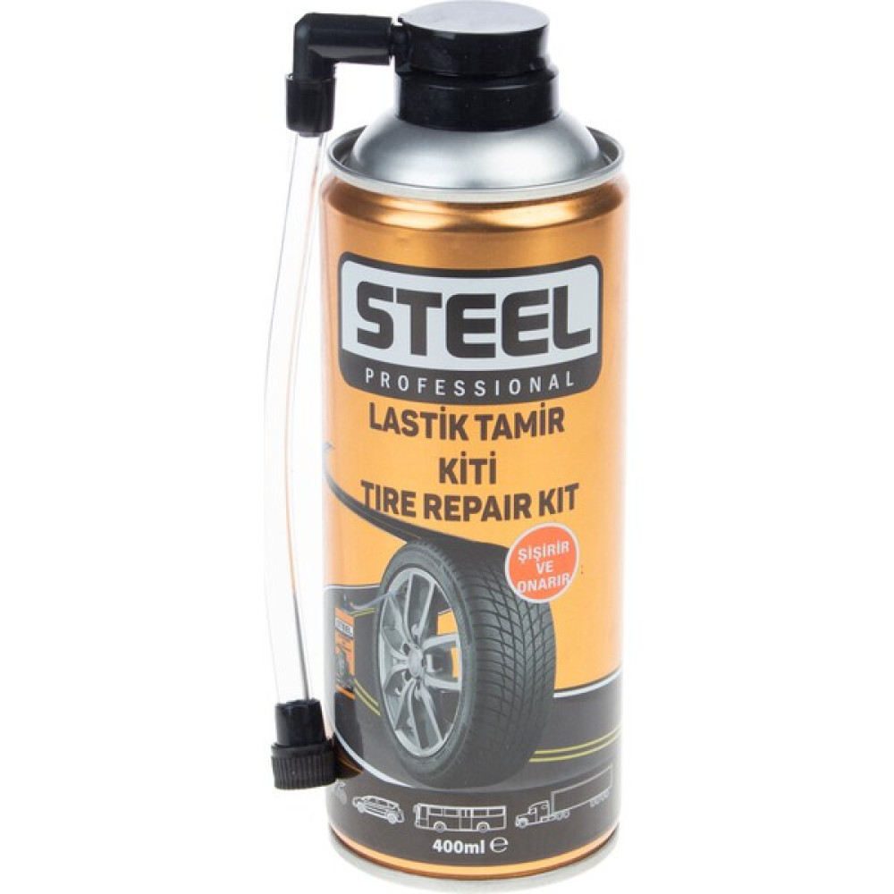 Spreycim Steel Acil Lastik Tamir Kiti Lastik Tamir Köpüğü 400 ml Lastikler Fiyatı