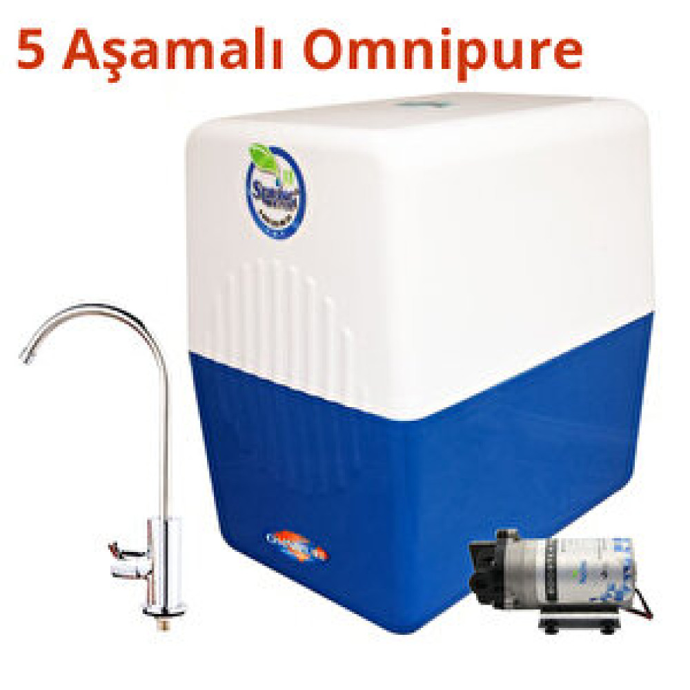 Spring Water 5 Aşamalı Omnipure 12 Litre Pompalı Su Arıtma Cihazı Su Arıtma Cihazı Fiyatı