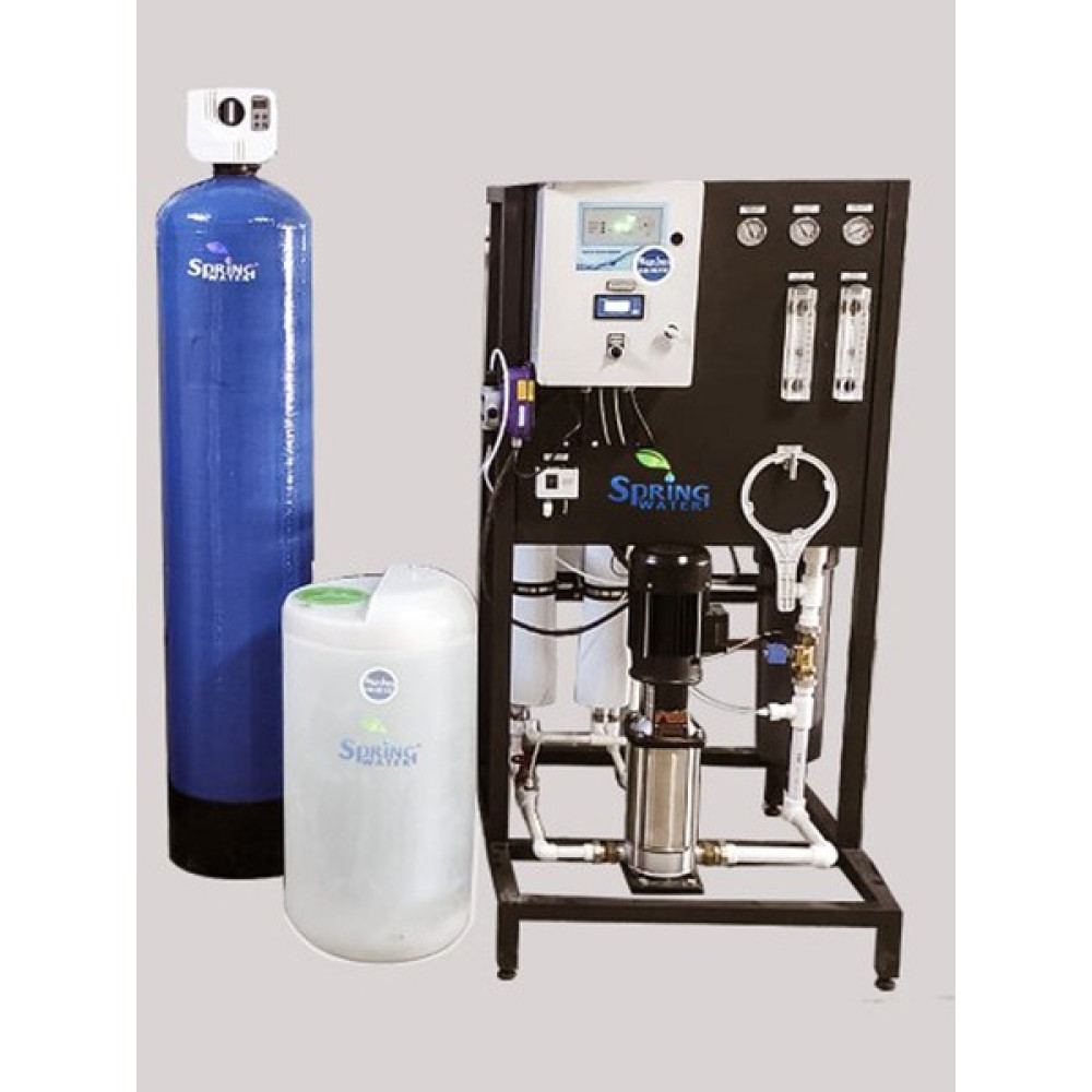 Spring Water Traverten Ozmoz Günde 5 Ton Ters Ozmoz Su Arıtma Sistemi Bahçe Makinesi Fiyatı