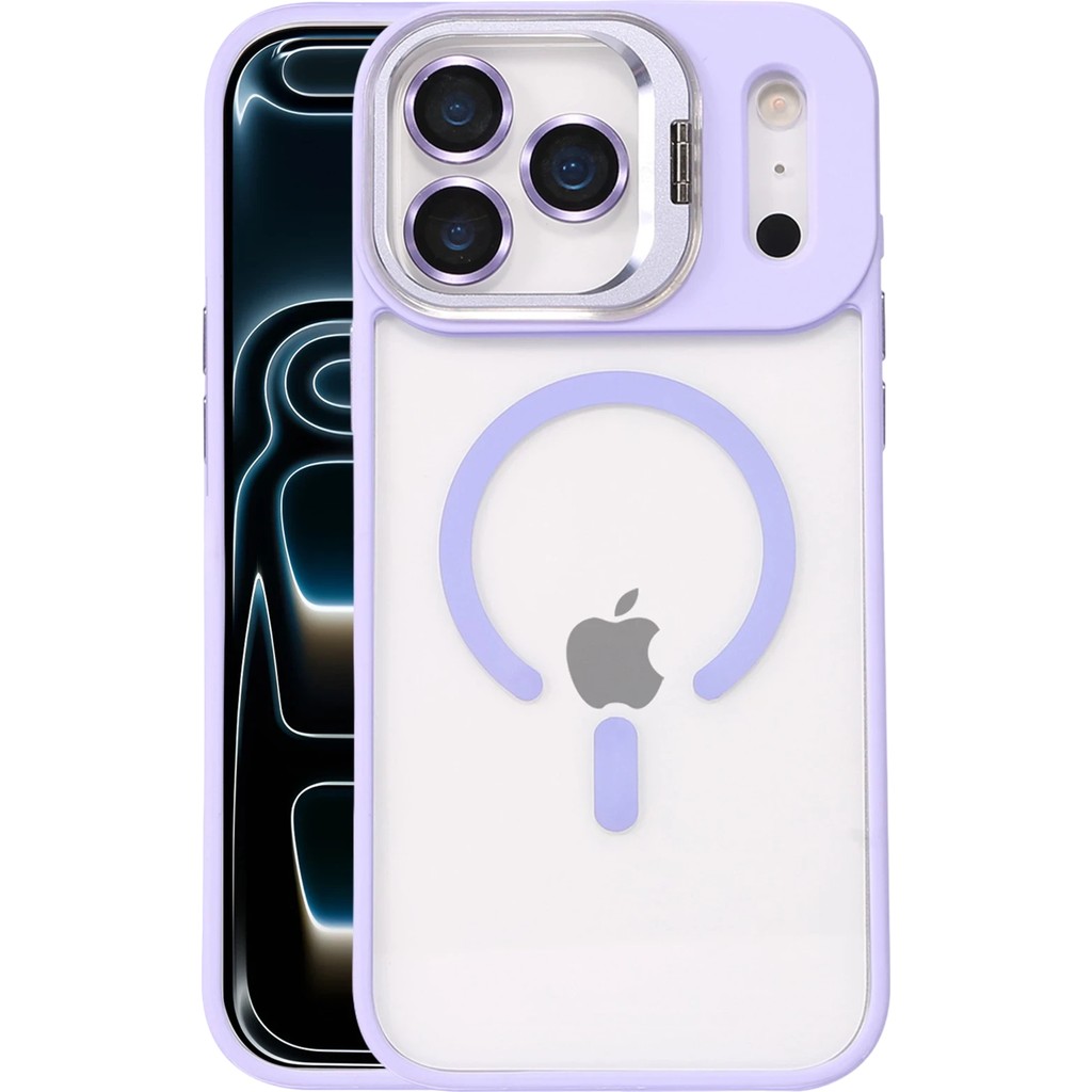 Sptrns Joko Apple Iphone 17 Pro Max Remim Lensli Magsafe Standlı Kapak - Lila Cep Telefonu Fiyatı