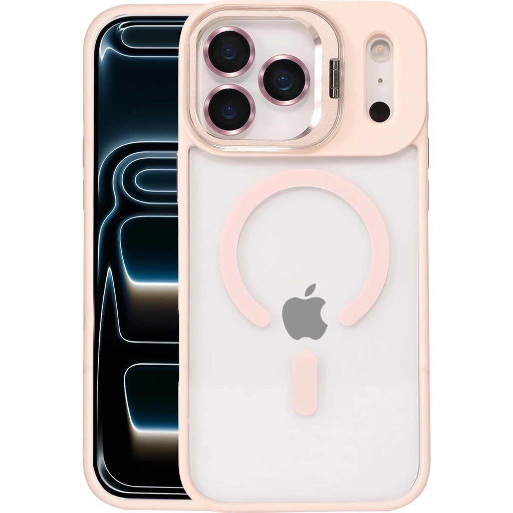 Sptrns Joko Apple Iphone 17 Pro Max Remim Lensli Magsafe Standlı Kapak - Pembe Cep Telefonu Fiyatı