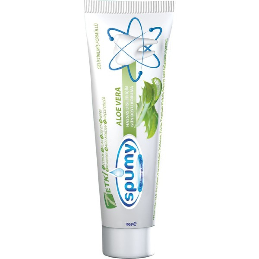 Spumy Diş Macunu Aloe Veralı 100 gr Diş Macunları Fiyatı