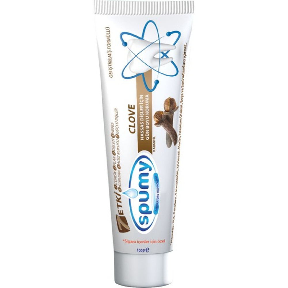 Spumy Diş Macunu Karanfilli 100 gr Diş Macunları Fiyatı