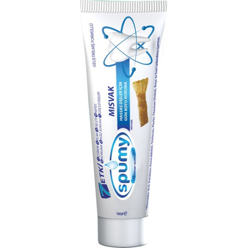 Spumy Organic Diş Macunu Misvak+Propolis 100Gr (Aile Boyu) Diş Macunları Fiyatı