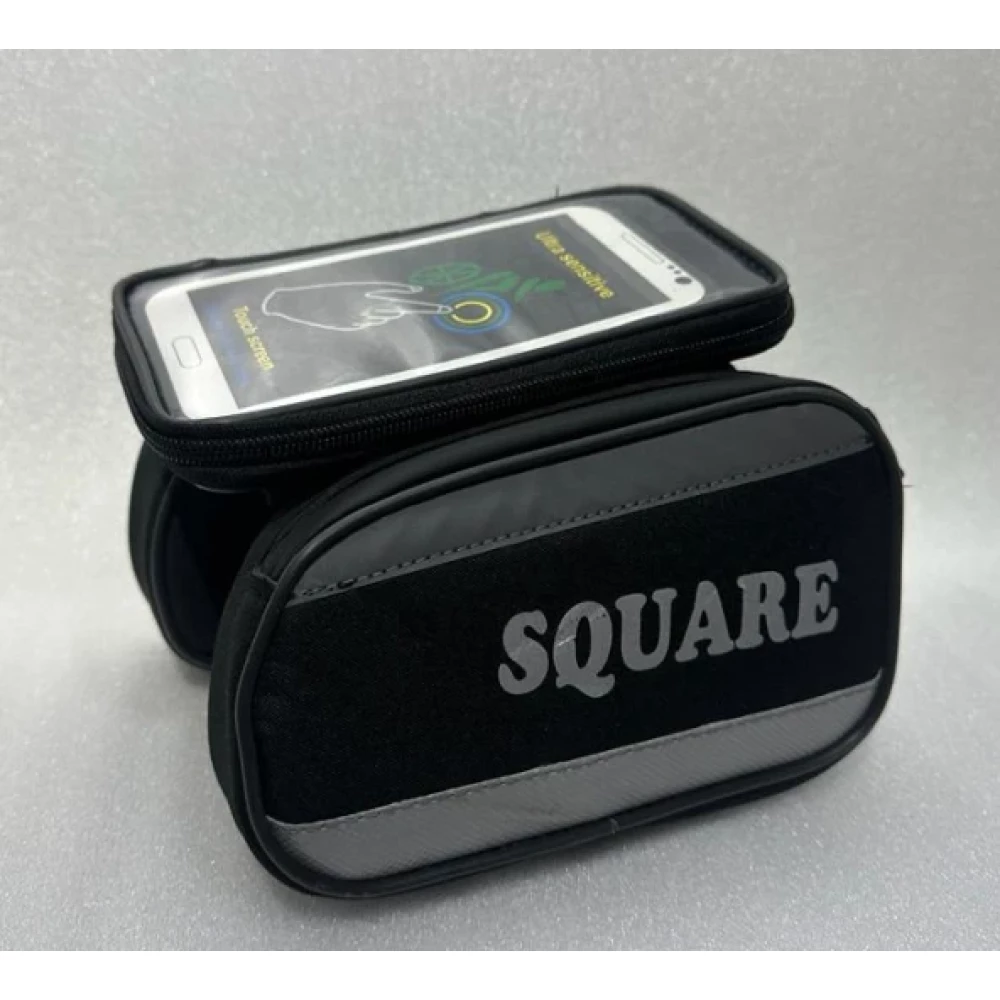 Square S-250 Kadro Ustu Heybe Canta - Sıyah Grı Bisiklet Aksesuarları Fiyatı