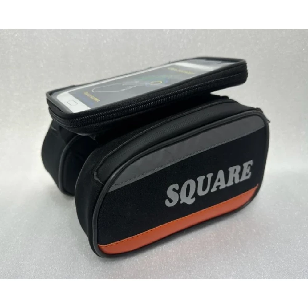 Square S-250 Kadro Ustu Heybe Canta - Sıyah Turuncu Bisiklet Aksesuarları Fiyatı