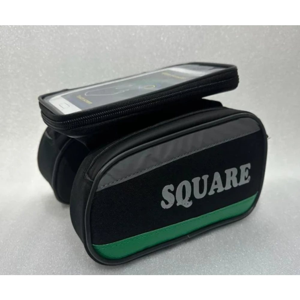 Square S-250 Kadro Ustu Heybe Canta - Sıyah Yesıl Bisiklet Aksesuarları Fiyatı