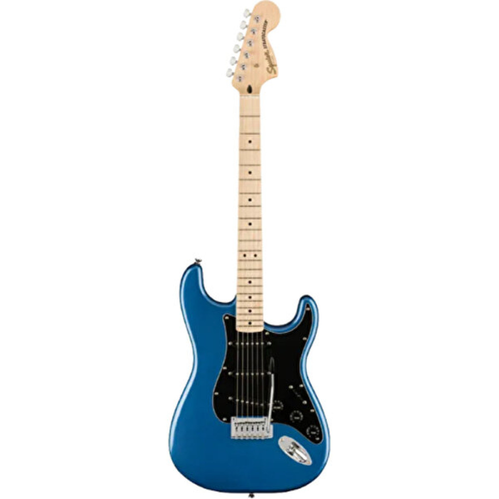 Squier Affinity Stratocaster Akçaağaç Klavye Black Pg Lake Placid Blue Elektro Gitar Elektro Gitarlar Fiyatı