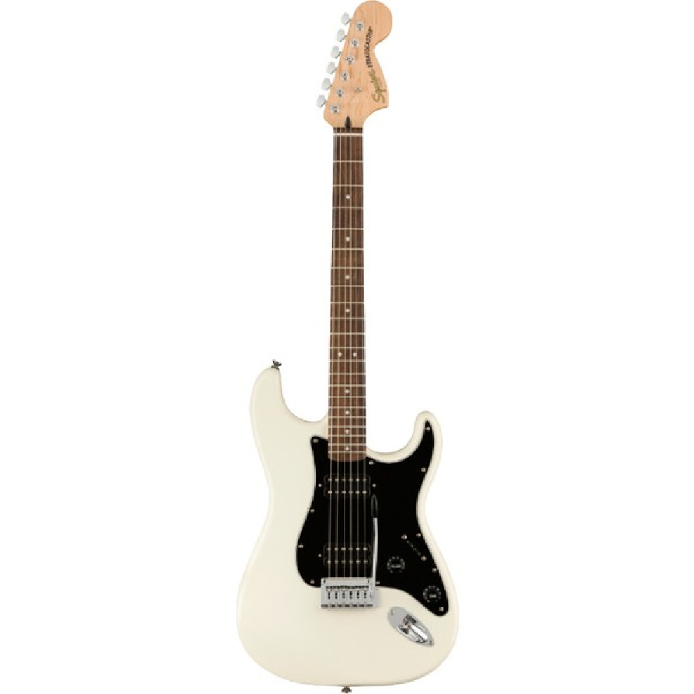 Squier Affinity Stratocaster HH Laurel Klavye Black PG Olympic White Elektro Gitar - Beyaz Elektro Gitarlar Fiyatı