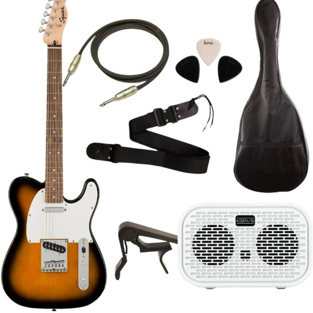 Squier Bullet Telecaster Laurel Fingerboard Brown Sunburst Elektro Gitar Set Elektro Gitarlar Fiyatı