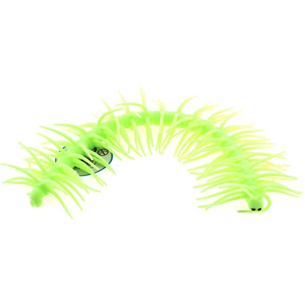 Squishy 30 cm Yeşil Kırkayak - Renkli Eğitici Oyuncak Fiyatı