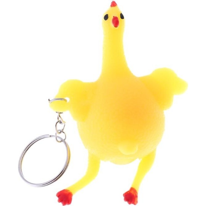 Squishy Yumurtlayan Tavuk Anahtarlık Çanta ve Cüzdan Süsü Diğer Fiyatı
