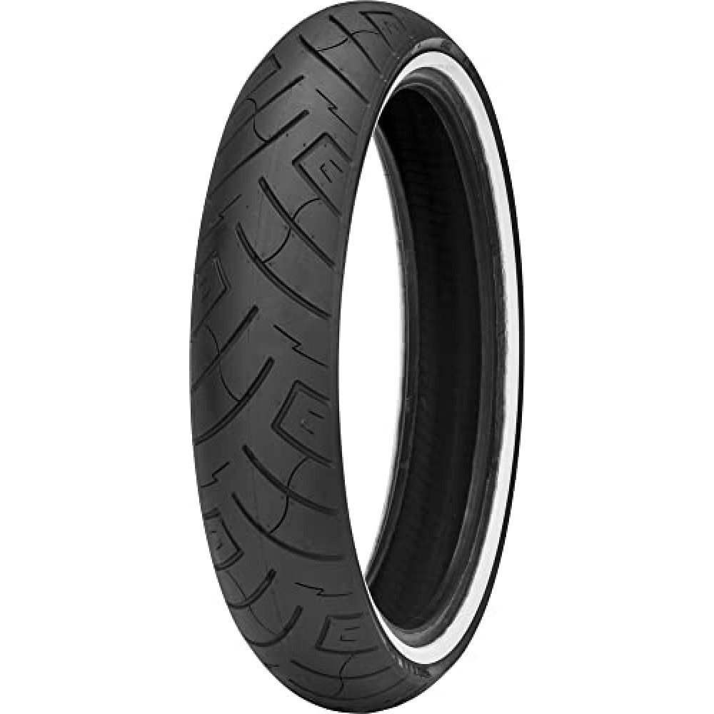 SR 777 Motorcycle White Wall Tire Front Size 120/70-21 68H Bias Ply TL Heavy-Duty Cruiser Street 87-4584