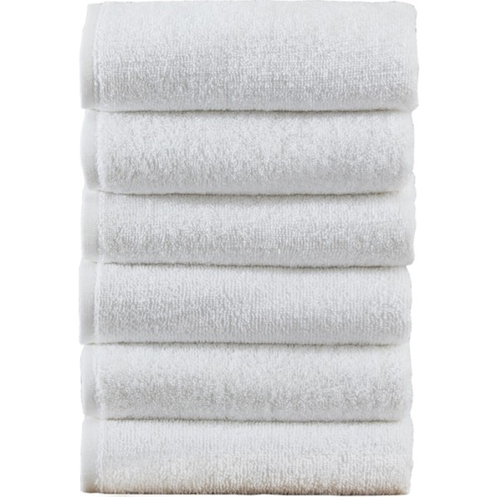 S&r Lüx Beyaz Otel Havlusu 250 gr %100 Pamuk 6'lı Set El El-Yüz-Baş Havlusu - 50 x 90 cm El / Yüz Havlusu Fiyatı