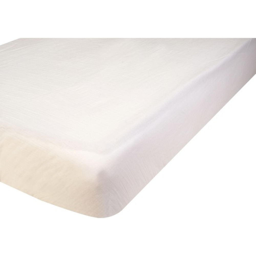 S&r Müslin Bebek&çocuk Lastikli Çarşaf Beyaz - 70 x 130 cm Bebek Yatak Çarşafı Fiyatı