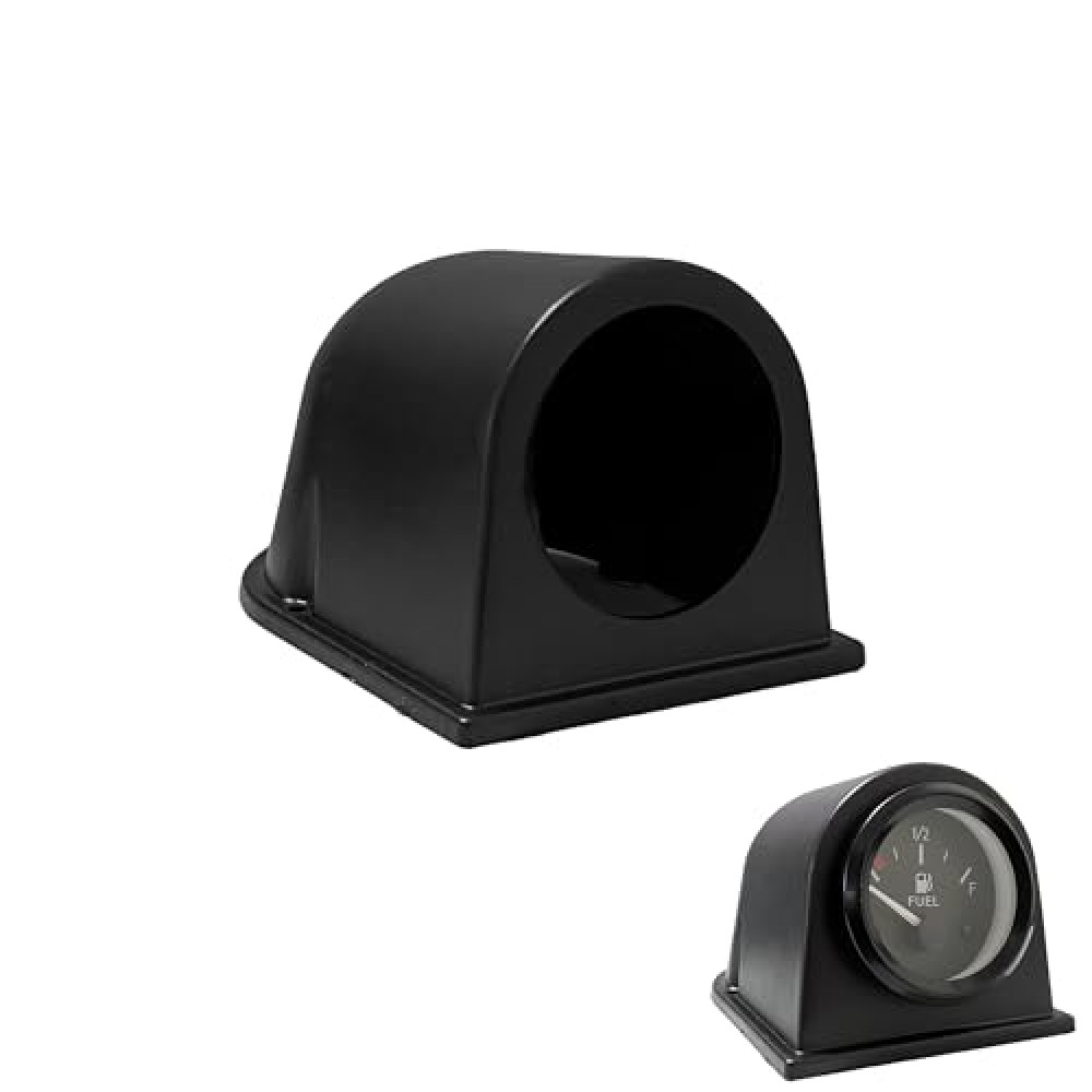 SREUOIL Black Universal 2" 52mm Single 1 Hole Dash Gauge Console Dashboard Pod Holder