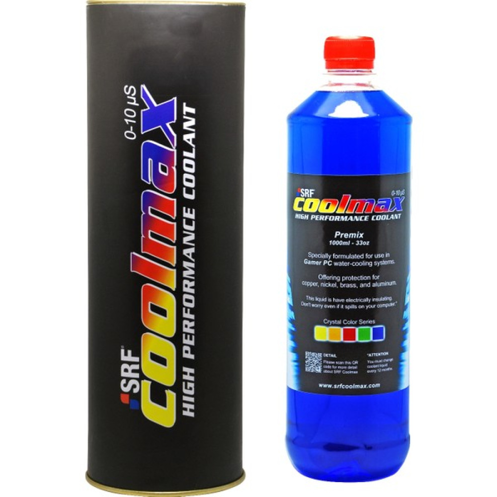SRF Coolmax Bilgisayar Soğutma Sıvısı 1 lt - Mavi Soğutucular Fiyatı