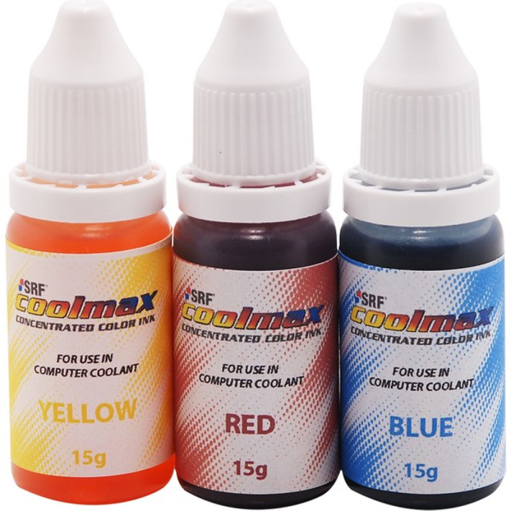 SRF Coolmax Konsantre Mürekkep 3X15G (Kırmızı-Sarı-Mavi) - Kırmızı - Sarı - Mavi Soğutucular Fiyatı