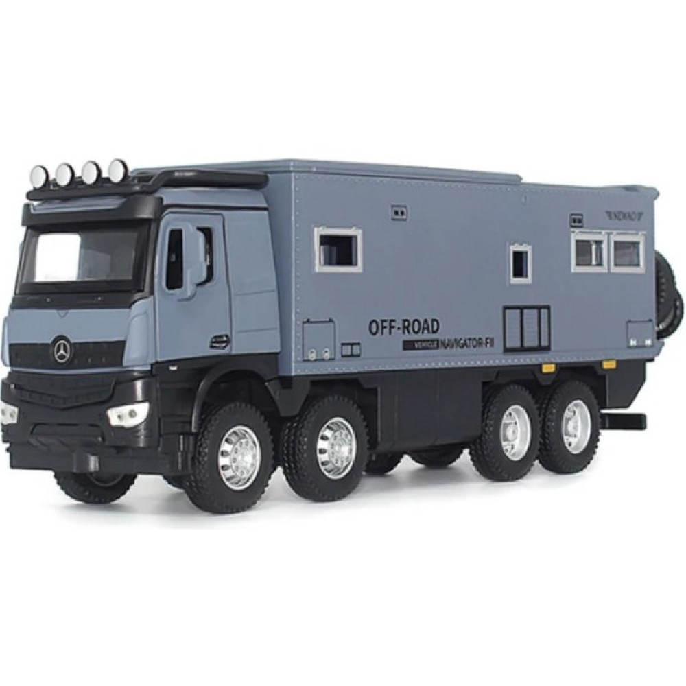 Sry Home 1/28 Nomadısms Arocs Unimog Alaşım Motor Oyuncak Araba - Gri Oyuncak Araç Fiyatı