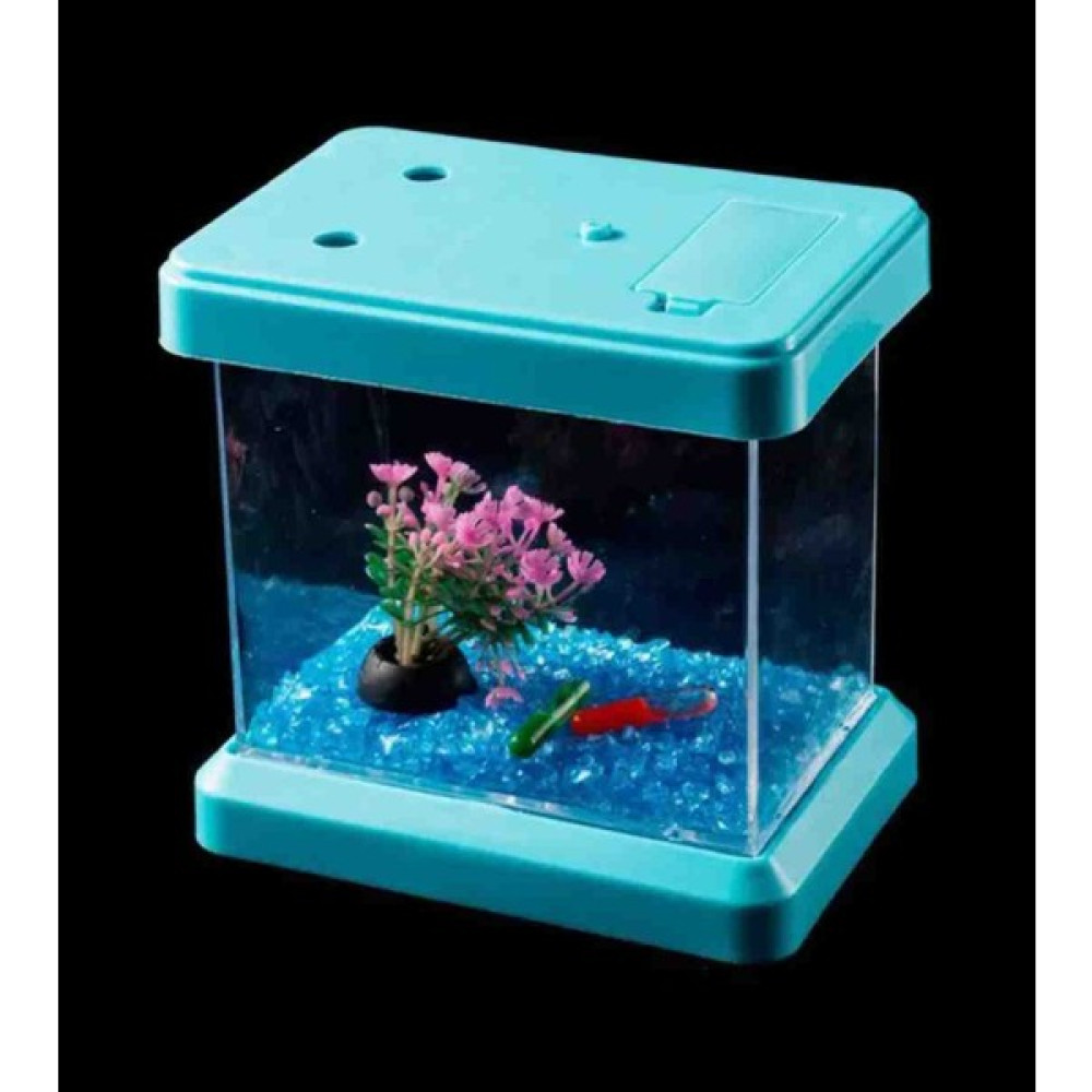 Sry Home Mini Renkli Balık Tankı Renk Mavi Evcil Hayvan Ürünleri Fiyatı