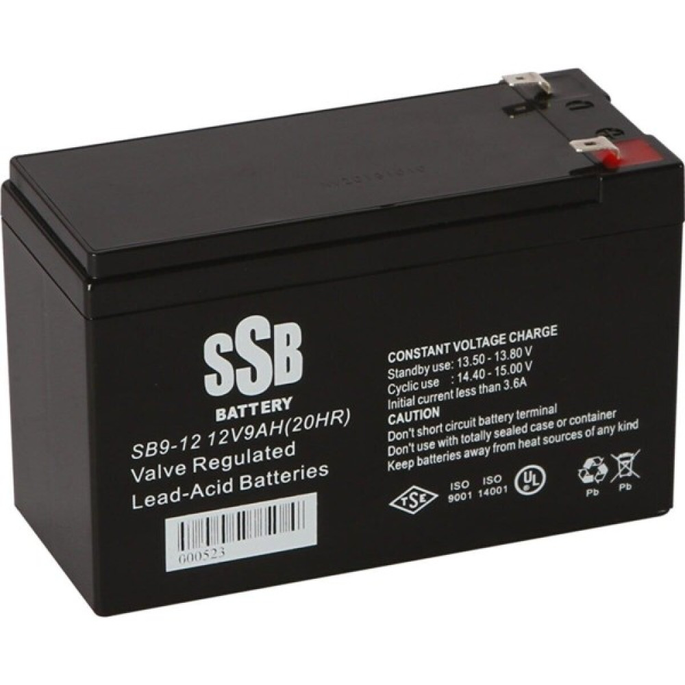 Ssb 12 Volt 9 Amper Akü Ssb 151X65X94 Akü Fiyatı
