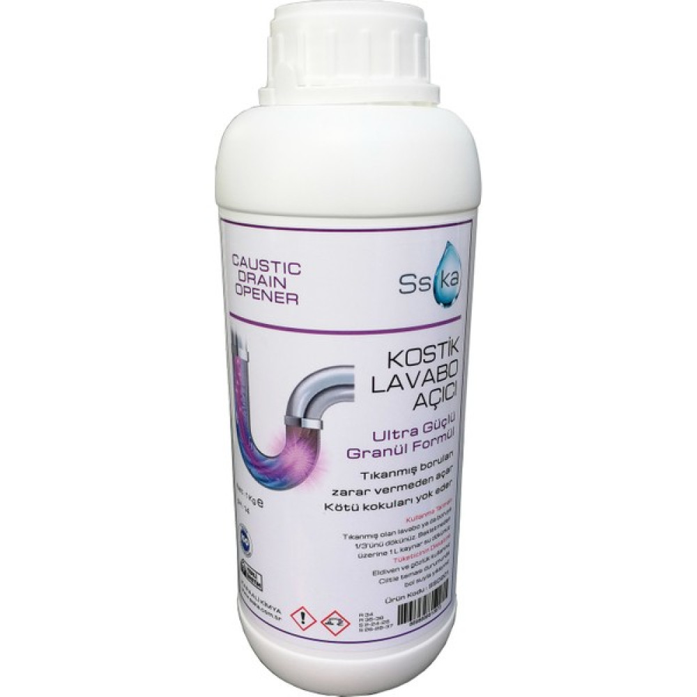 Sska Kostik Lavabo Gider Boru Açıcı 1 kg Temizlik Malzemeleri Fiyatı