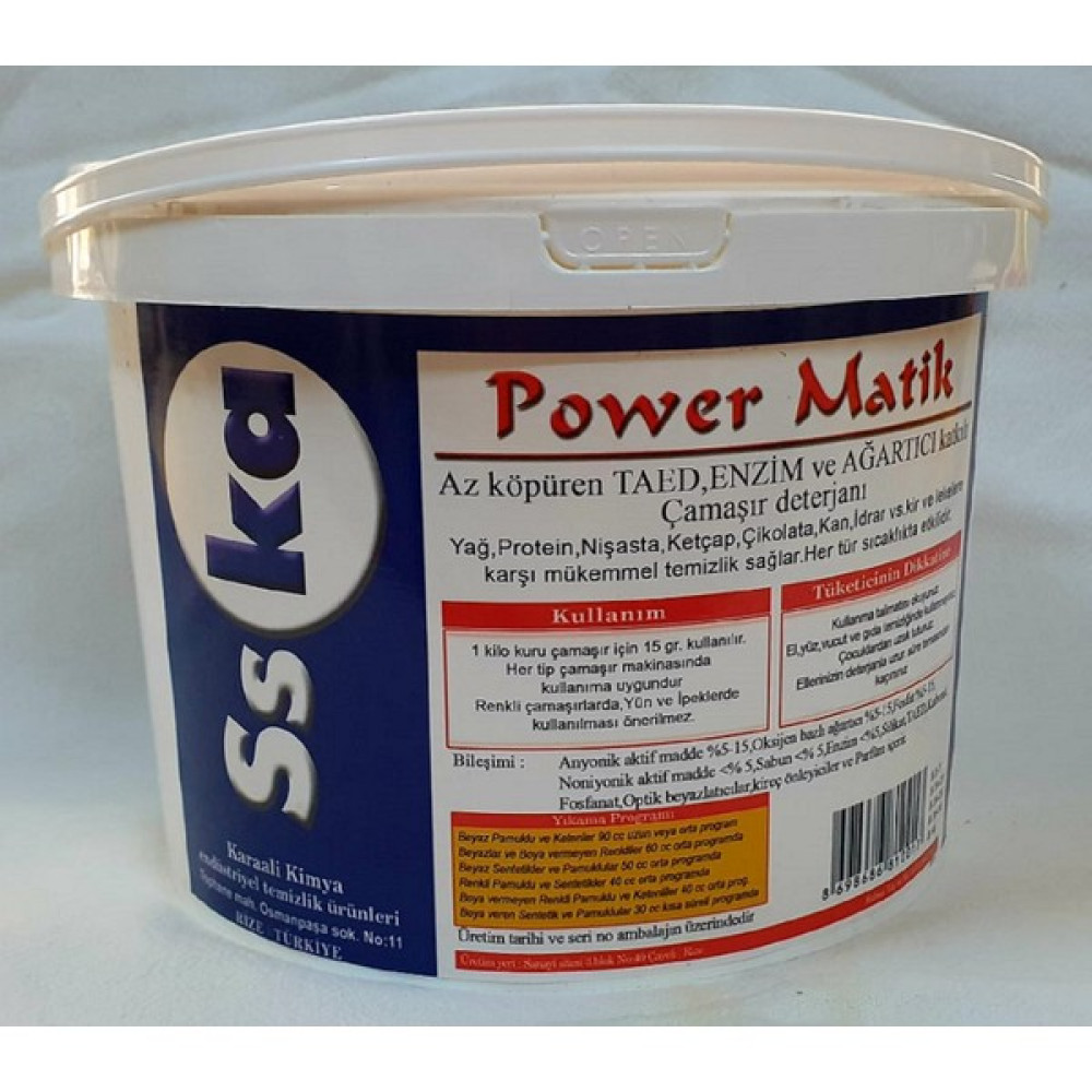 Sska Matik Taed , Enzim ve Ağartıcı Katkılı Beyazlar Için Leke Sökücü Çamaşır Deterjanı 2000 Gr. Çamaşır Deterjanı Fiyatı