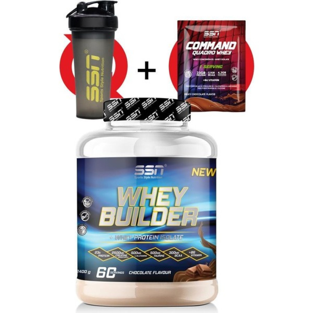 SSN Sports Style Nutrition Whey Builder 2400 Gr Çikolata Protein Tozları Fiyatı