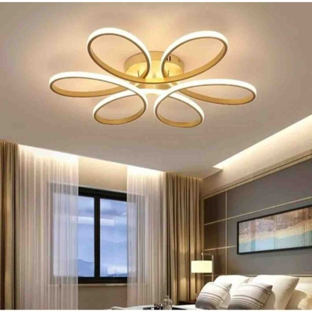 St Aydınlatma Luxor Eskitme Gövde Rengi Beyaz Led Işık Plafonyer 60 cm Avize Avize Fiyatı