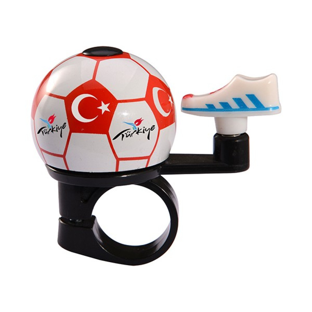 ST Bisiklet Zili - Futbol Topu - Beyaz - Kırmızı Oto Boyaları Fiyatı