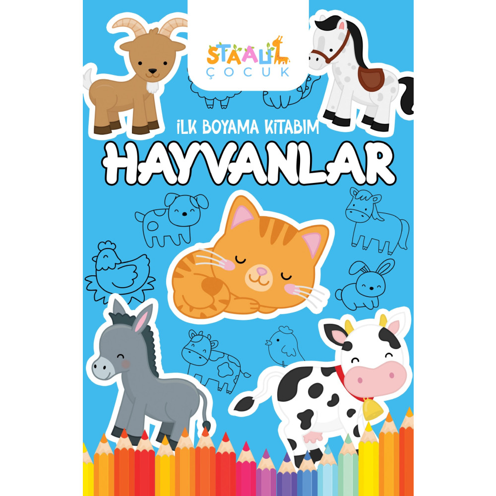 STAAU Çocuk Ilk Boyama Kitabım - Hayvanlar Aktivite & Eğitici Kitaplar Fiyatı