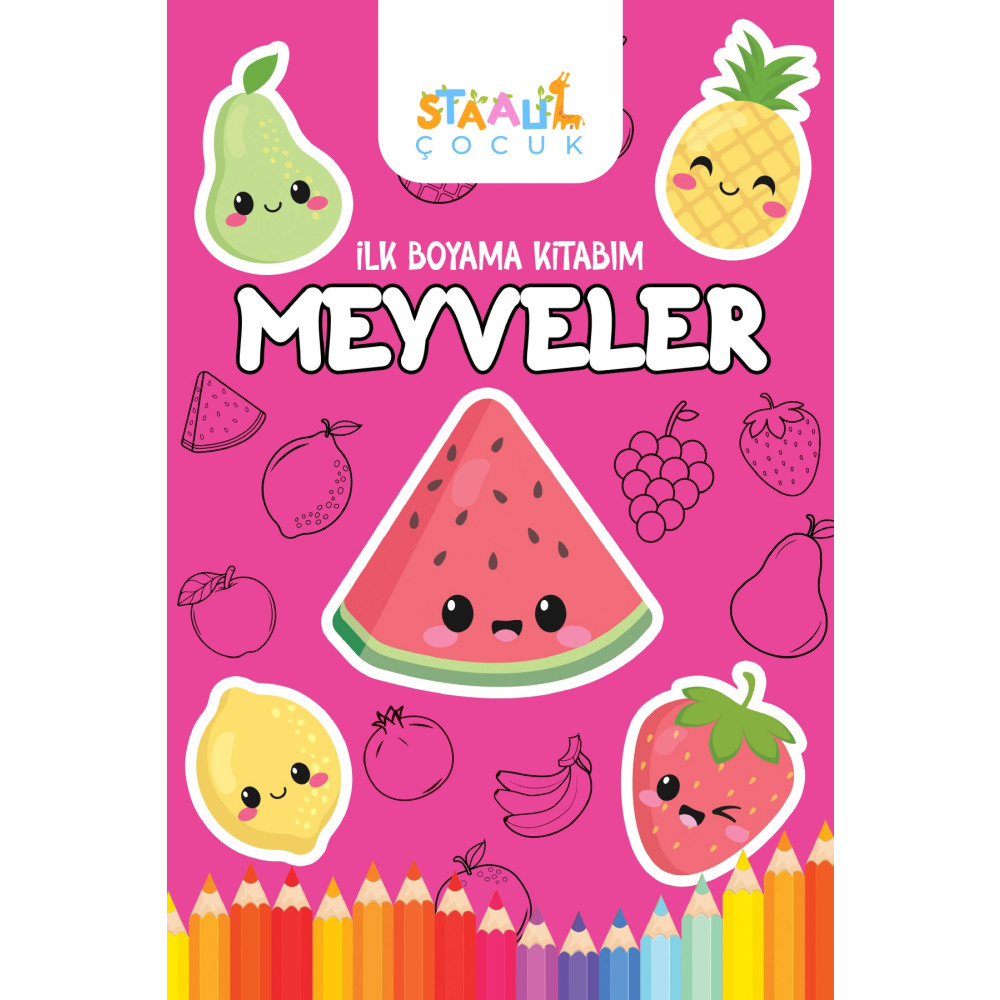 STAAU Çocuk Ilk Boyama Kitabım - Meyveler Aktivite & Eğitici Kitaplar Fiyatı
