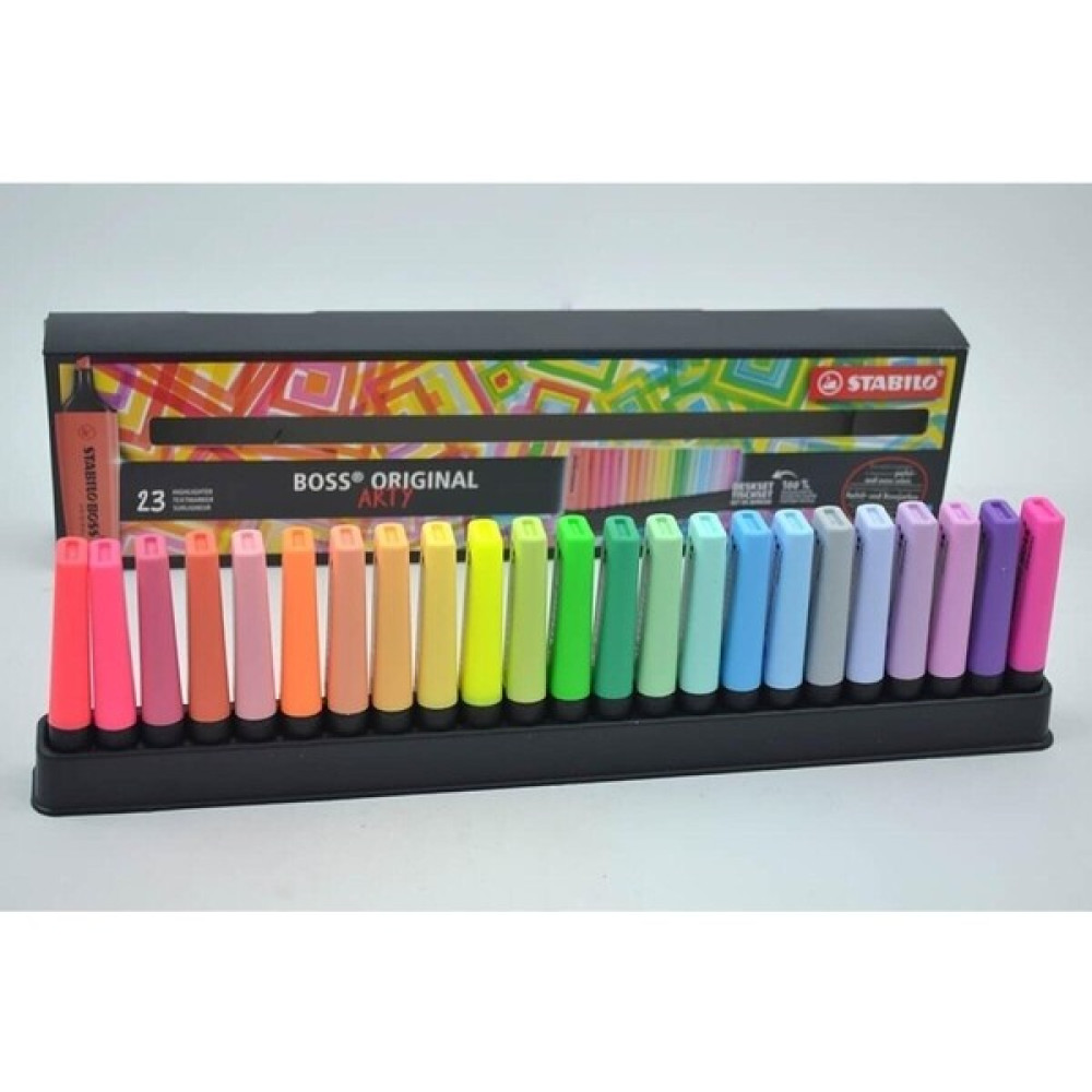 Stabilo Boss Original 7023-01-5-20 Arty 23'lü Set Fosforlu Kalem Keçe Uçlu Kalem Fiyatı