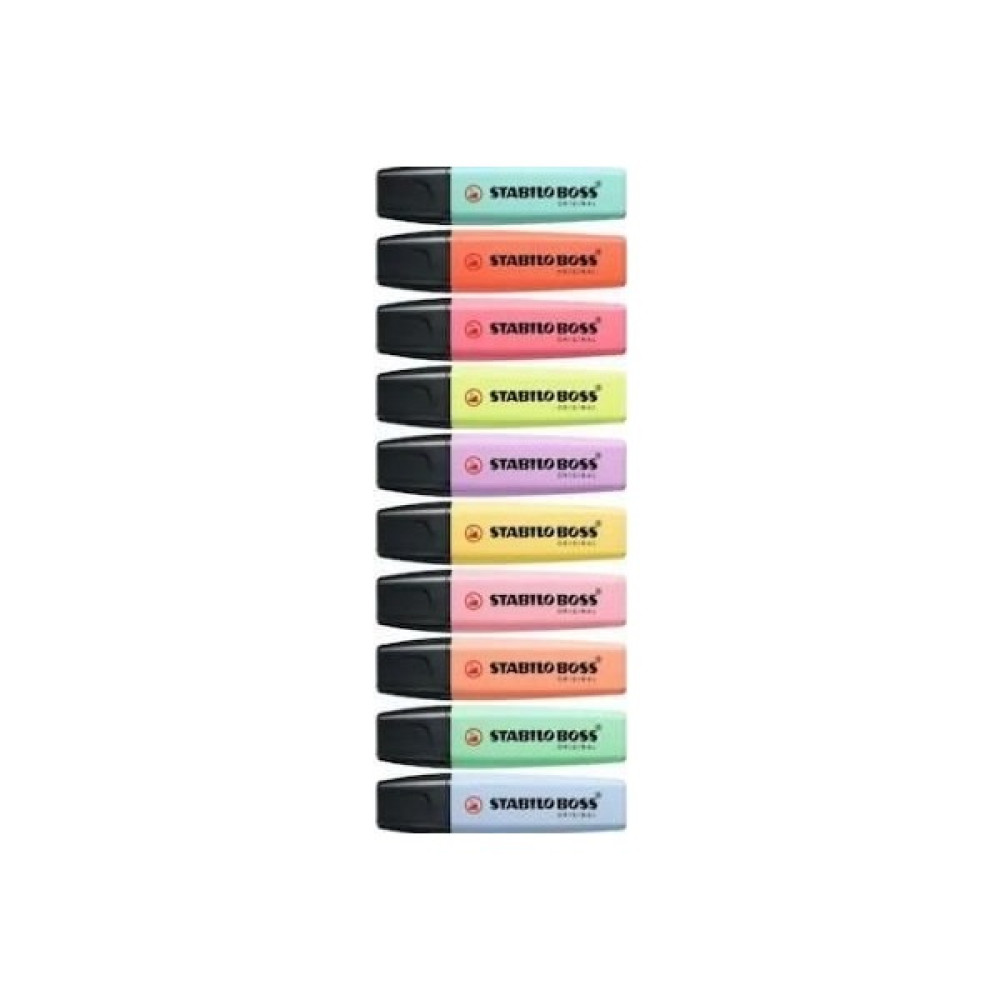 Stabilo Boss Original Pastel 10 Renk Fosforlu Kalem Seti Fosforlu Kalem Fiyatı