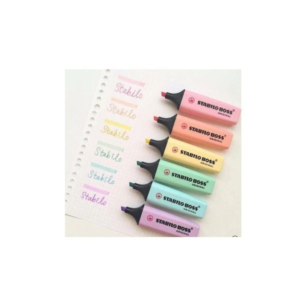 Stabilo Boss Pastel Fosforlu Kalem 6 Renk Fosforlu Kalem Fiyatı